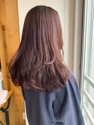 ロング カラー レイヤー/大人ボブ| ワタナベ リョウカのヘアスタイル