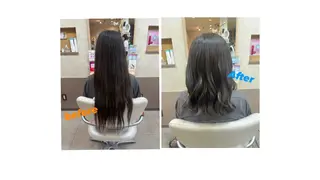 セミロング 中平早紀 マロン美容室のヘアスタイル