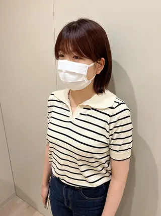 ショート カラー 外国人対応 佐久間のヘアスタイル
