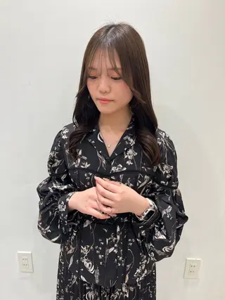 セミロング 大村 恋美のヘアスタイル