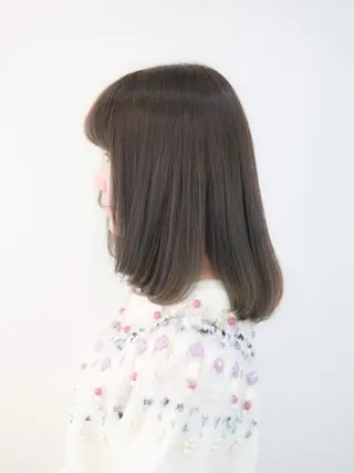 ミディアム 永野 良一のヘアスタイル