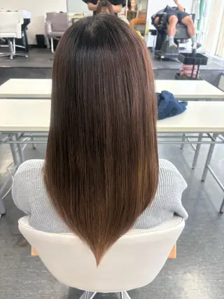 ロング NISHIMURA 草津のヘアスタイル