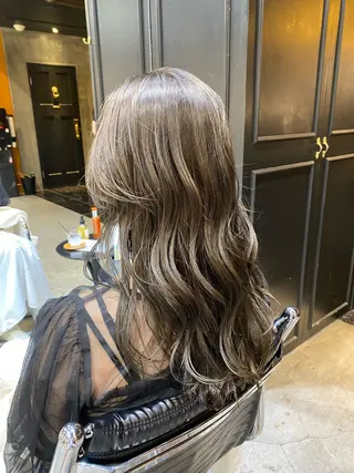 カラー 透明感カラー🌿 グレージュ🐺陽介のヘアスタイル