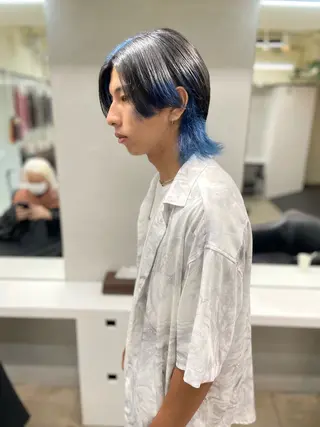カラー yasuハイトーン/ デザインカラーのヘアスタイル
