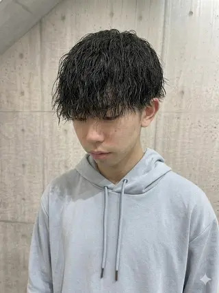 パーマ メンズ 🌀メンズパーマ🌀 カット💇こうせいのヘアスタイル