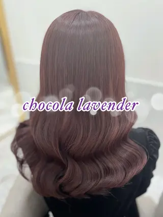 ロング カラー いぶきゆう 栄/カットモデルのヘアスタイル