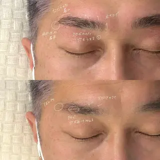 メンズ アイブロウ 吉祥寺kasumi 🌛eye/browのマツエク・マツパデザイン