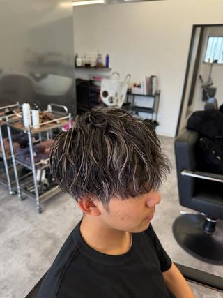 ミディアム メンズ 【メッシュ×パーマ】 ❤️🔥Koukiのヘアスタイル