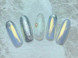 ネイル マジック ミラーのネイルデザイン