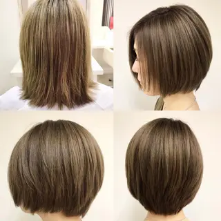 ミディアム カラー ヘアアレンジ ネイル マツエク・マツパ 吉川 宙翔のヘアスタイル