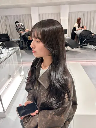 ロング カラー 🪞透け感&韓国ヘア 🪞honokaのヘアスタイル