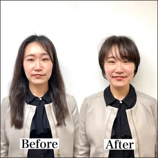 ショート カラー 表参道【髪質改善】 宮嶋勇太のヘアスタイル