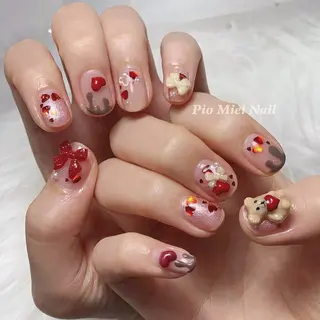 ネイル HANA 長さだしのネイルデザイン