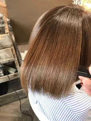 ミディアム fee 草加 【髪質改善】のヘアスタイル