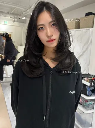 ロング レイヤーカット🤍 seriraのヘアスタイル