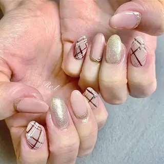 ネイル モチの良さ◉ フィルインネイル♡のネイルデザイン