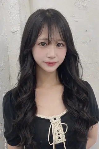 ロング カラー ベルグロー アルファのヘアスタイル
