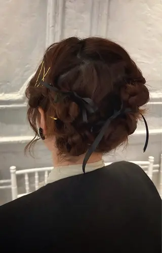 ヘアアレンジ 艶カラー✨️ りなこのヘアスタイル