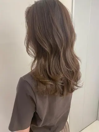 セミロング 吉田一輝 外国人パーマのヘアスタイル