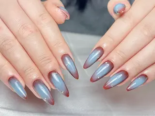 ネイル Aura  Nail 長さだし/パラジェルのネイルデザイン