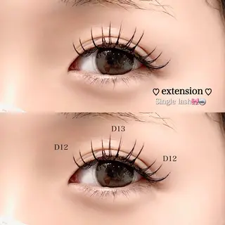 マツエク・マツパ Lucy's Eyelash小倉店のマツエク・マツパデザイン