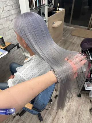 ロング アニメ、推しカラー 🎀🐰堀川智史🎀のヘアスタイル