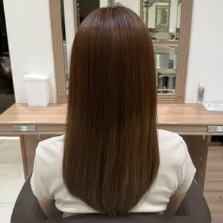 セミロング カラー ヘアアレンジ メンズカット/ 艶カラー🫧noaのヘアスタイル