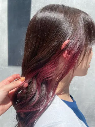 ロング 河野 優希のヘアスタイル