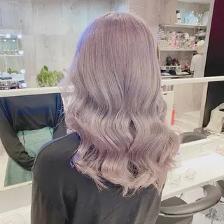 ロング カラー ヘアアレンジ メンズ キッズ マツエク・マツパ ブリーチの髪様 MASATOのヘアスタイル