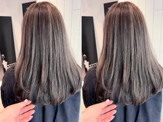ロング カラー 韓国透明感カラー 髪質改善🫧のヘアスタイル