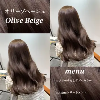 ロング カラー ヘアアレンジ ブリーチなしカラー /新百合ヶ丘/安形翔のヘアスタイル