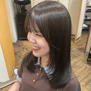 ミディアム カラー kurel_ komakiのヘアスタイル