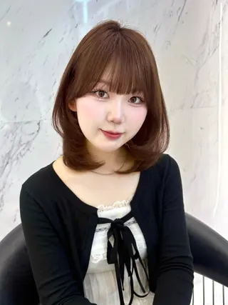 ミディアム Parve Mix/ 平 奈果🎀のヘアスタイル
