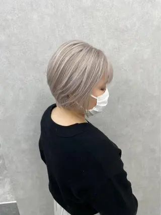 ショート カラー メンズヘアのカリスマ 北地　空のヘアスタイル