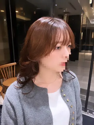 ミディアム 似合わせ艶カラー❄️ / 𝑲𝑶𝑻𝑨のヘアスタイル