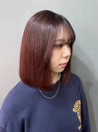 ミディアム カラー 髪質改善・艶髪カラー 🌷miku🌷のヘアスタイル
