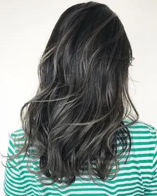 セミロング カラー 髪質改善サロン ARCHE野瀬冬馬のヘアスタイル