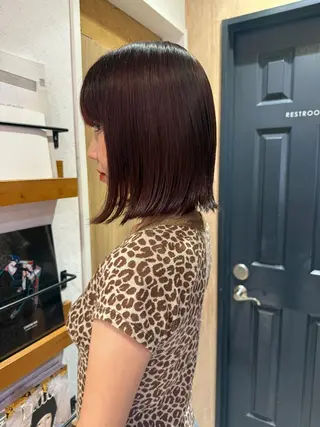 ショート ナチュラルカラー& /パーマAKIRAのヘアスタイル