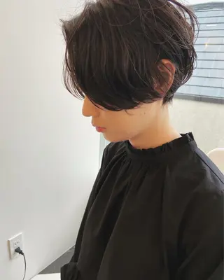 ショート カラー パーマ ショート/ボブ /パーマ🌿柏原良亮のヘアスタイル