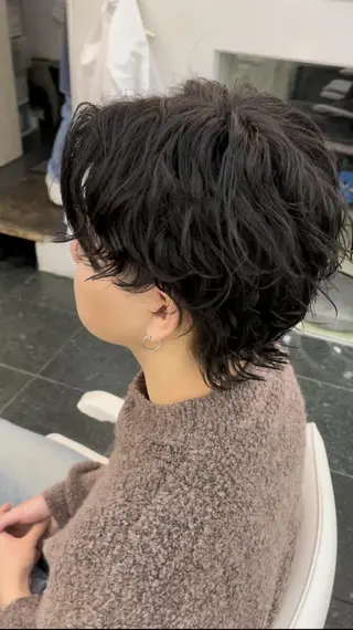 ショート パーマ メンズ 💇🏻♂️パーマ ニキ✨本田龍斗のヘアスタイル