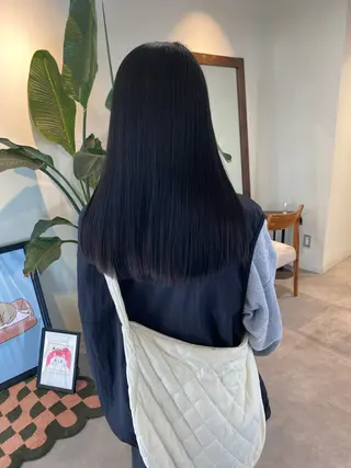 セミロング カラー 当日予約大歓迎💗 依田瑞希のヘアスタイル