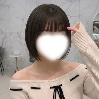 ショート カラー 🪞ボブ特化/顔 まわり🧸mai🎀のヘアスタイル