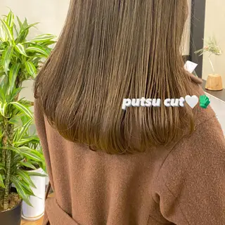 ロング カラー 前川 朋香のヘアスタイル
