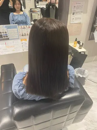 カラー ゆいな/大阪🎀 透明感カラー😳🫧のヘアスタイル