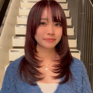 ロング 小田 大樹のヘアスタイル