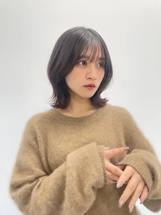 カラー 圧倒的美髪🫧✨ 透明感カラー♡上野のヘアスタイル