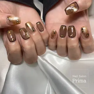 ミディアム ネイル SalonPrima 西院Nail&Eyeのネイルデザイン