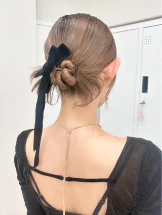 ロング カラー ヘアアレンジ エクステ🤎うる艶 カラー┆横浜みいなのヘアスタイル