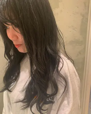 ロング 斉藤大河 カラー/縮毛矯正のヘアスタイル
