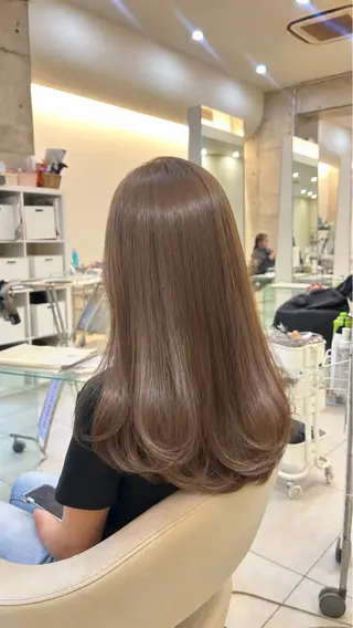 ロング 透明感カラー 艶髪/アヤナ🍓のヘアスタイル